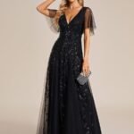 Evening party dresses UK stylish sequin dress for luxury party and elegant look