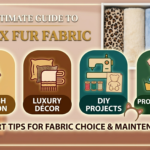 Fur Faux Fur Fabric The Complete Guide to Style, Uses, Quality, and Care – soft faux fur fabric samples showcasing different textures, colors, and patterns for fashion, home décor, and crafting applications.