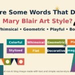 Mary Blair art style colorful guide showing bold shapes, flat colors, playful patterns, and whimsical illustration design.