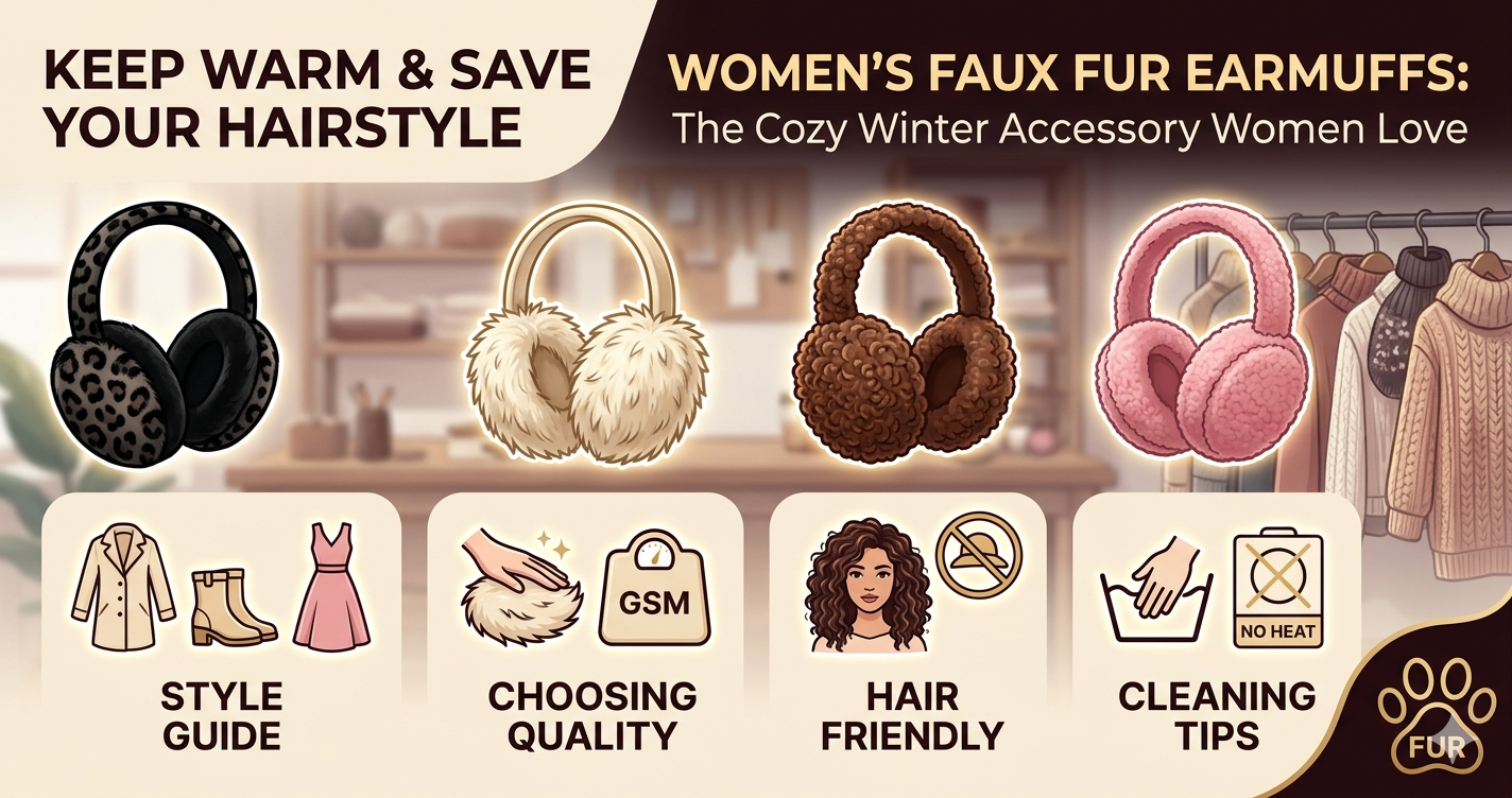 Womens Faux Fur Earmuffs: Cozy Style Guide for Winter