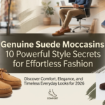 Genuine Suede Moccasins for Comfortable and Stylish Everyday Wear