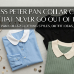 Cozy winter sweater featuring a classic rounded Peter Pan collar