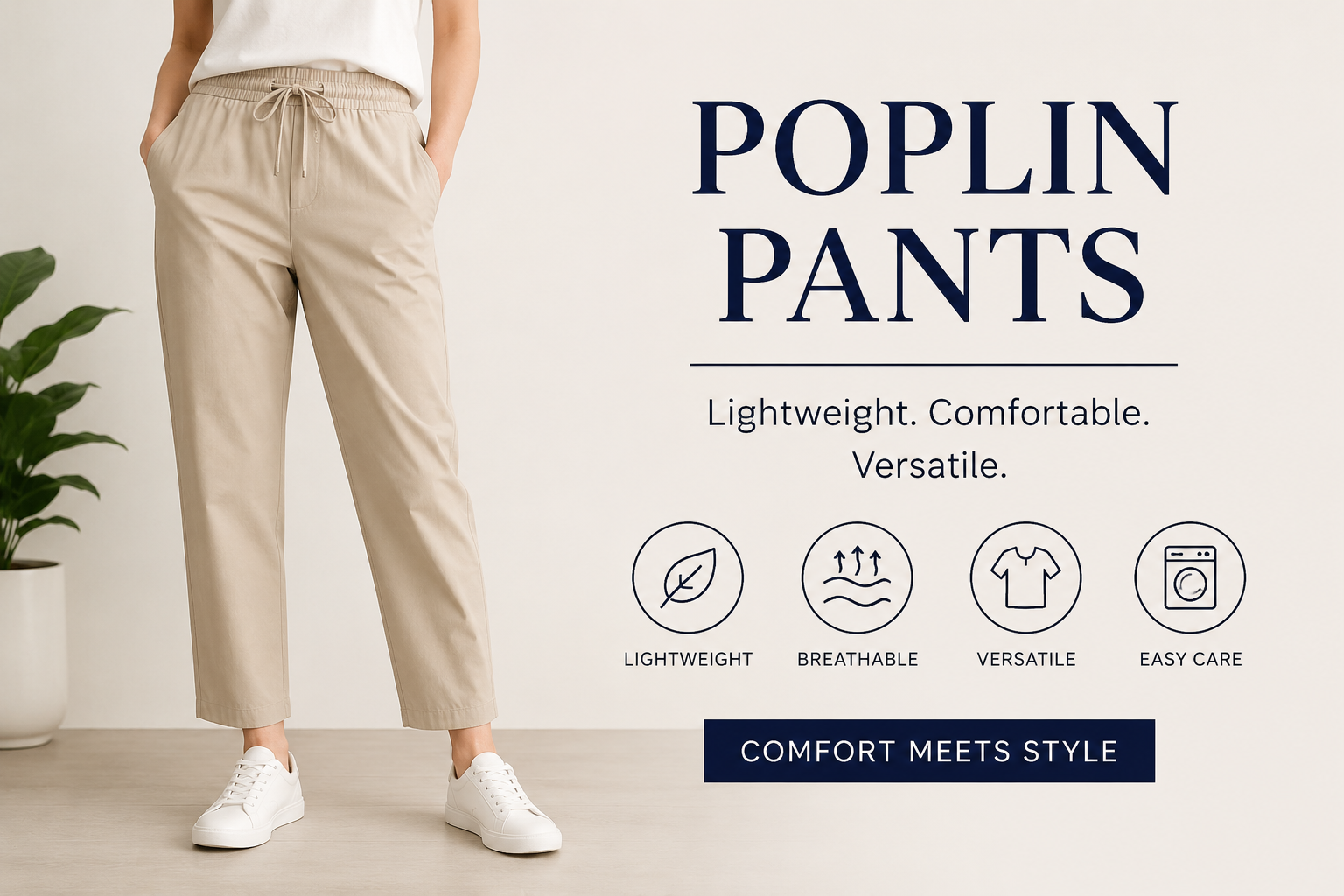 10: Poplin Pants: The Complete Style Guide to Comfort, Elegance, and Everyday Wear